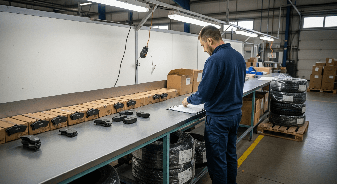 IronTrak üretim tesisinde kalite kontrolü ve paketleme